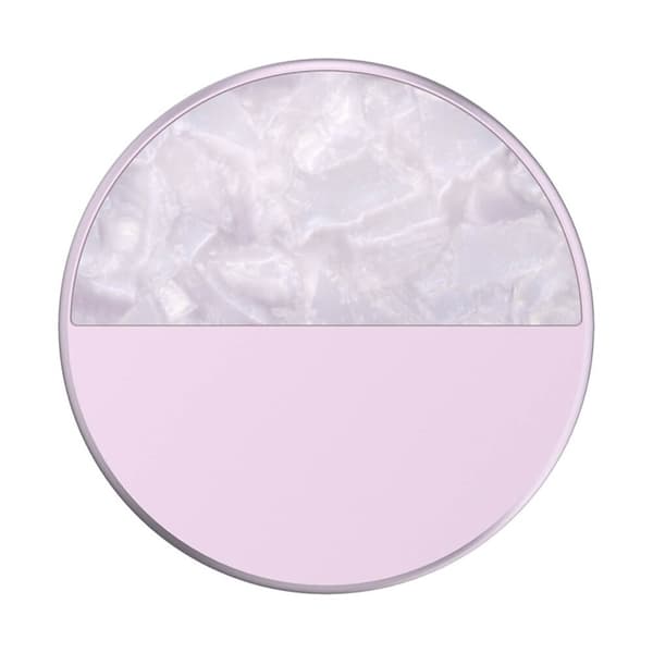 PopSockets Glam Inlay Acetate Lilac Avtagbart Grip med Ställfunktion LUXE