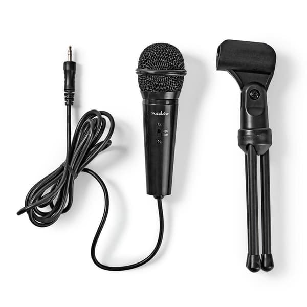 Nedis Mikrofon | Brugt til: Desktop / Notebook / Smartphone / Tablet | Kabel | 1x 3.5 mm