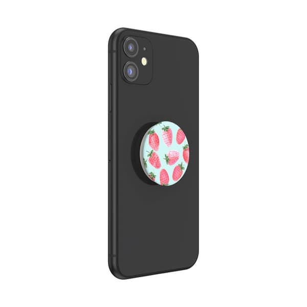 PopSockets Strawberry Rain Avtagbart Grip med Ställfunktion