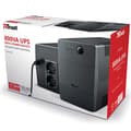 Miniatyrbilde 6 av 6: Trust Paxxon 800VA UPS med 2 x Schuko-uttak