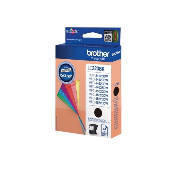 Brother LC-223BK blekkpatroner 1 stk Original svart