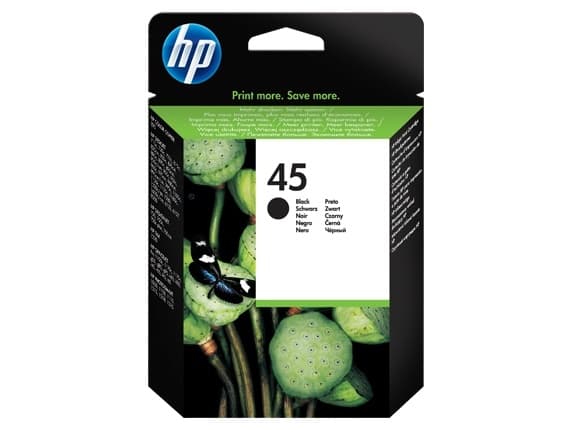 HP 45 bläckpatroner 1 styck Original Svart