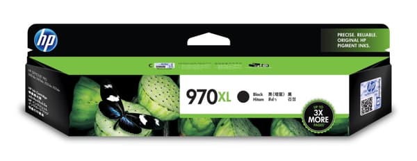 HP 970XL bläckpatroner 1 styck Original Hög (XL) avkastning Svart