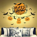 Miniatyrbillede 4 af 4: Vægdekoration med Halloween motiv, Happy Halloween 60x45cm