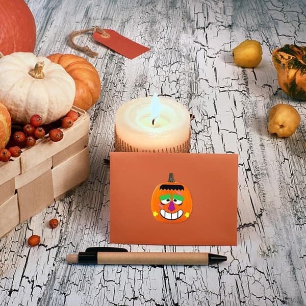 500 Halloween klistermærker, rulle