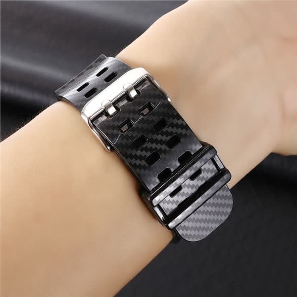 Vaihtohihna Apple Watch 42/44/45mm, Musta