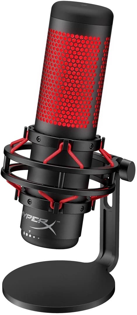 HyperX Quadcast mikrofon för streaming, gaming & podcast