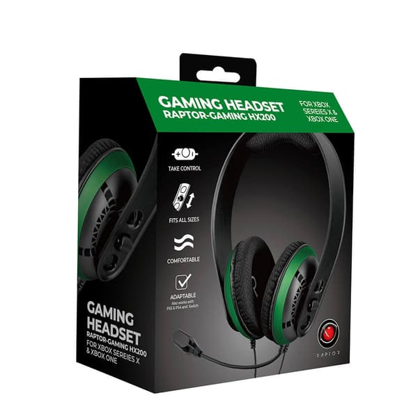 Raptor Headset XBOX Svart