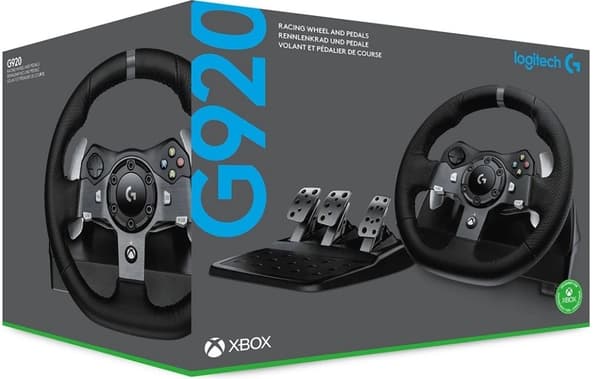 Logitech G920 Driving Force Racing -ratti (PC/Xbox One) | CDON