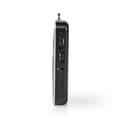 Miniatyrbillede 4 af 11: Nedis FM-radio | Bærbart design | AM / FM | Batteri | Analog | 1.5 W | Sort hvid skærm | Hovedtelefonudgang | IP20 | Aluminium / Sort