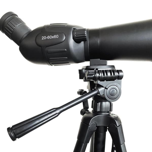 Nedis Spotting omfang | Forstørrelsesområde: 20-60 | Objektiv diameter: 60 mm | Synsfelt: 38 m | Dioptrisk korreksjon | Reiseveske inkludert | Sort