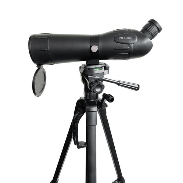 Nedis Spotting omfang | Forstørrelsesområde: 20-60 | Objektiv diameter: 60 mm | Synsfelt: 38 m | Dioptrisk korreksjon | Reiseveske inkludert | Sort