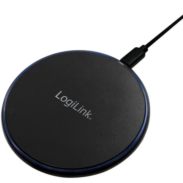 LogiLink Trådlös laddare Qi 10W Fast charge