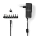 Miniatyrbilde 2 av 9: Nedis Universal AC strømadapter | 18 W | 3 - 12 V DC | 1.10 m | 1.5 A | 8 plug(s) | Sort