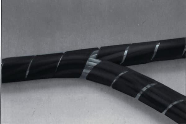 Nedis Kabel Management | Spiral ærme | 1 stk. | Maksimal tykkelse på kabel: 60 mm | PVC | Sort