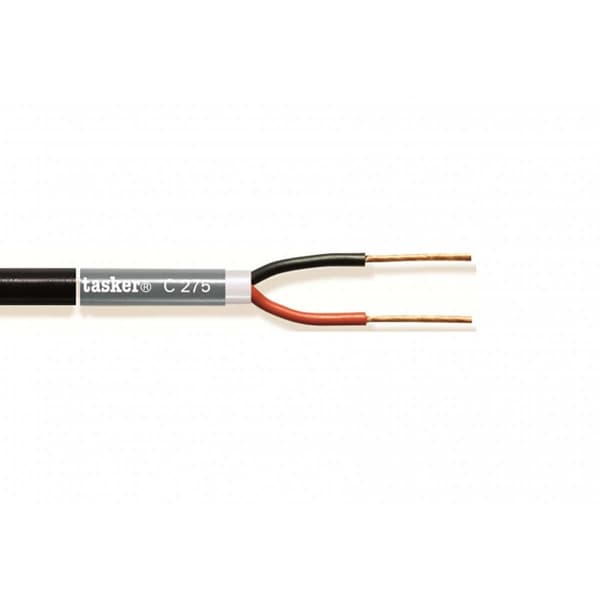 Tasker Speaker Kabel på Snelle 2x 1.50 mm² 100 m Svart