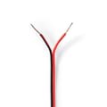 Miniatyrbilde 2 av 2: Nedis Speaker Cable | 2 x 0.50 mm² | CCA | 100.0 m | Rund | PVC | Rød / Sort | Pakk Inn
