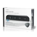 Miniatyrbild 8 av 9: Nedis Högtalar kontrollboxen | 4-Port port(s) | Terminalskruvar | Högtalarimpedans: 4-16 Ohm | Maxlast per Kanal: 200 W | Aluminium | Svart