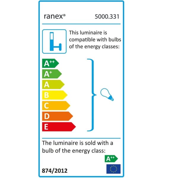 Ranex by Smartwares Bastia Vägglampa LED 230V
