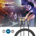 Miniatyrbild 7 av 11: Nedis subwoofer Kabel | RCA Hane | 2x RCA Hane | Guldplaterad | 3.00 m | Rund | 4.5 mm | Grå / Grått Med Metall | Kartong med täckt fönster