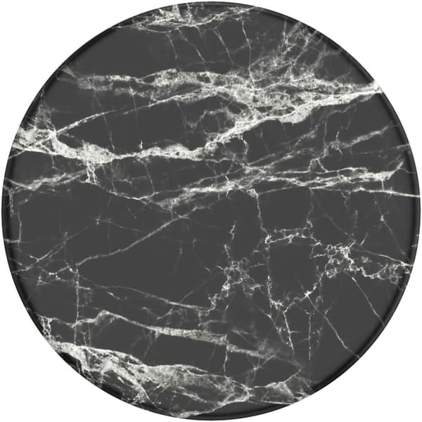 PopSockets Basic Black Modern Marble Grip Med Ställfunktion