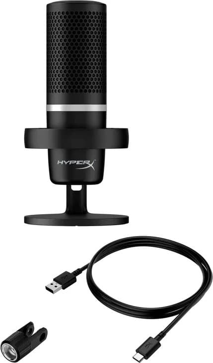 HyperX DuoCast-mikrofon for PC, PS5, PS4