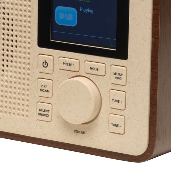 Denver Osittain biomuovista valmistettu DAB+&FM-radio