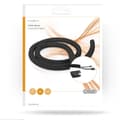 Miniatyrbillede 5 af 5: Nedis Kabel Management | Ærme | 1 stk. | Maksimal tykkelse på kabel: 30 mm | Nylon | Sort