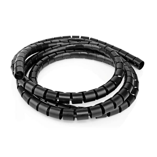 Nedis Kabel Management | Spiral ærme | 1 stk. | Maksimal tykkelse på kabel: 22 mm | PE | Sort