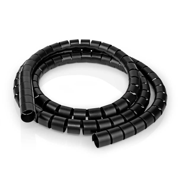 Nedis Kabel Management | Spiral ærme | 1 stk. | Maksimal tykkelse på kabel: 28 mm | PE | Sort
