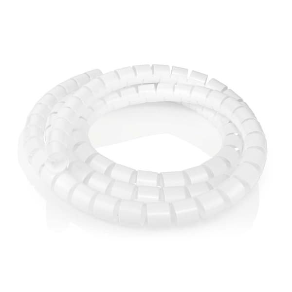 Nedis Kabel Management | Spiral ærme | 1 stk. | Maksimal tykkelse på kabel: 28 mm | PE | Hvid