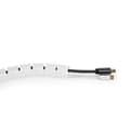 Miniatyrbillede 5 af 10: Nedis Kabel Management | Spiral ærme | 1 stk. | Maksimal tykkelse på kabel: 28 mm | PE | Hvid