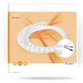 Miniatyrbilde 8 av 10: Nedis Kabel Ledelse | Spiral erme | 1 stk. | Maksimal kabeltykkelse: 32 mm | PE | Hvit