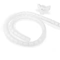 Miniatyrbilde 1 av 10: Nedis Kabel Ledelse | Spiral erme | 1 stk. | Maksimal kabeltykkelse: 32 mm | PE | Hvit