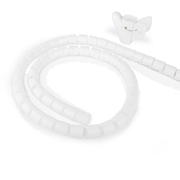 Nedis Kabel Ledelse | Spiral erme | 1 stk. | Maksimal kabeltykkelse: 32 mm | PE | Hvit