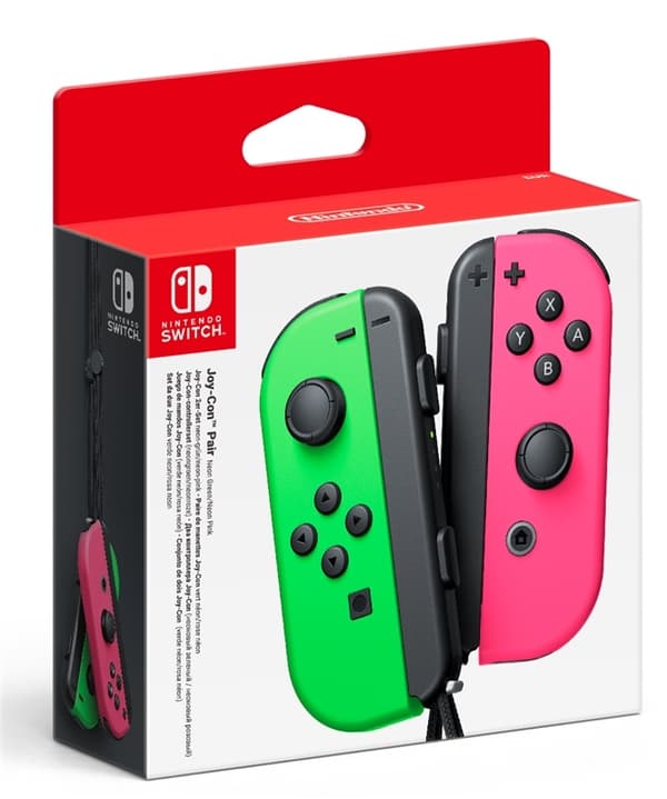Nintendo Switch Joy-Con-par, neongrønn/neonrosa