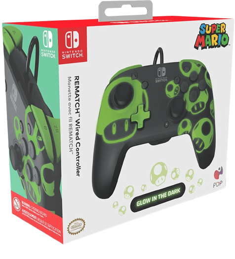 PDP Rematch Självlysande Kontroll till Nintendo Switch