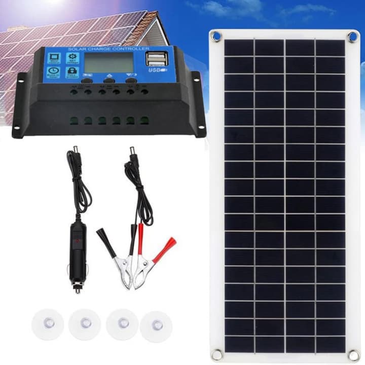 Solcells-panel Kit, 100W