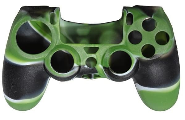 Silikongrepp för handkontroll, Playstation 4, Kamoflage Grön