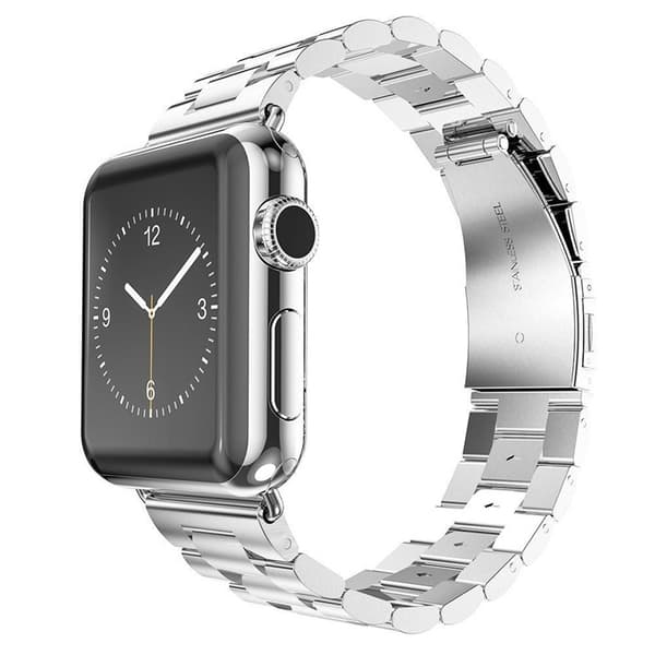 Klokkearmbånd i rustfritt stål til Apple Watch, 42/44/45mm