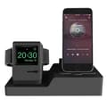 Miniatyrbild 2 av 3: 3-i-1 Laddställ för iPhone, Apple Watch & Airpods (Svart)