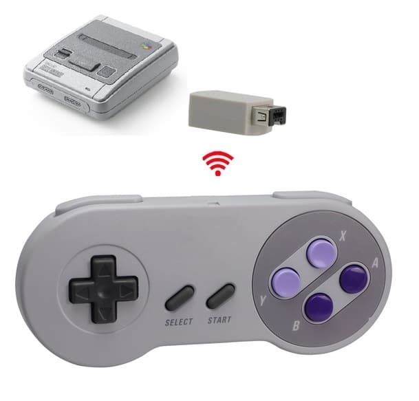 Trådlös kontroll till SNES Mini Classic Edition