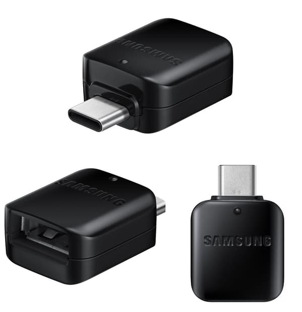 Samsung Adapter GH98-41288 - USB till USB-C, Svart, Bulk