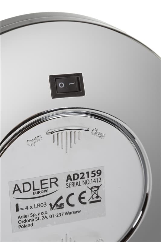 Adler AD 2159 meikkipeili, jossa on LED-valaistus
