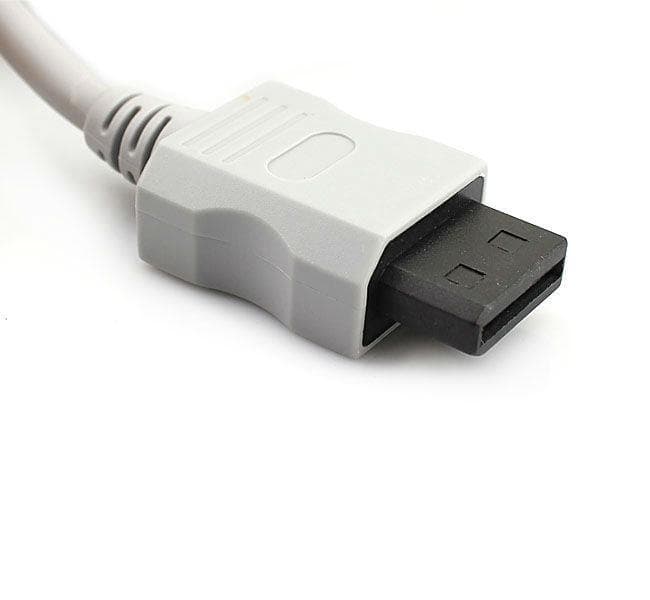 Komponent-kabel för Wii/Wii U (Grå)