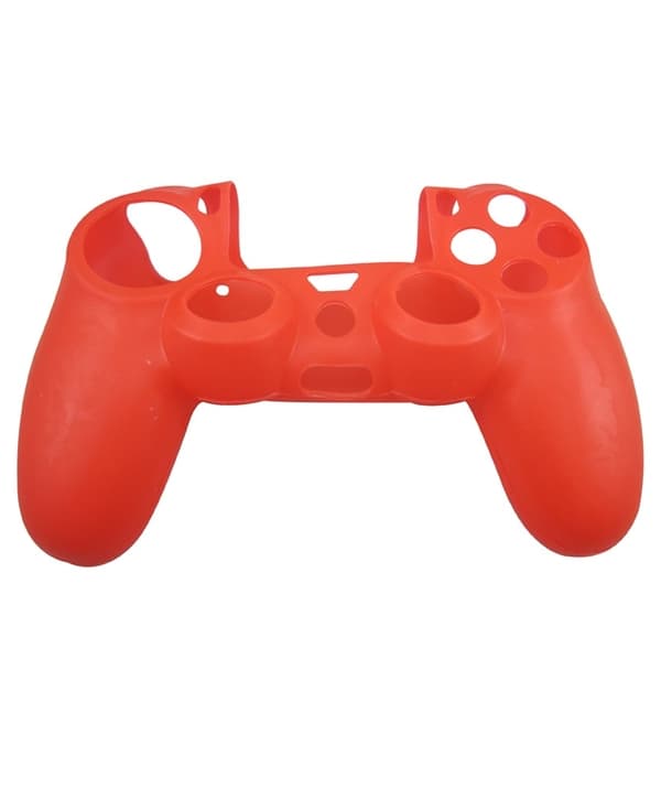 Silikongrepp för handkontroll, Playstation 4 (Röd)