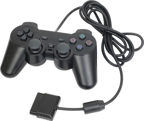 Handkontroll till Playstation 2 (Svart)