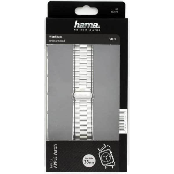 Hama Klockarmband Apple Watch Stål, 38mm