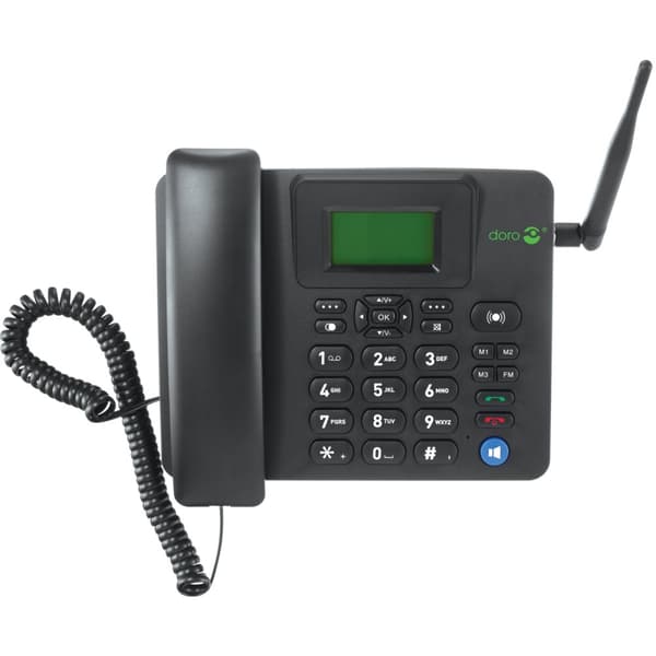 Doro 4100H 4G-bordtelefon, svart