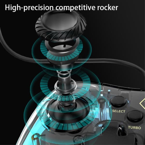 Kompatibel med Nintendo Switch etc. Kabelført Gamepad-controller